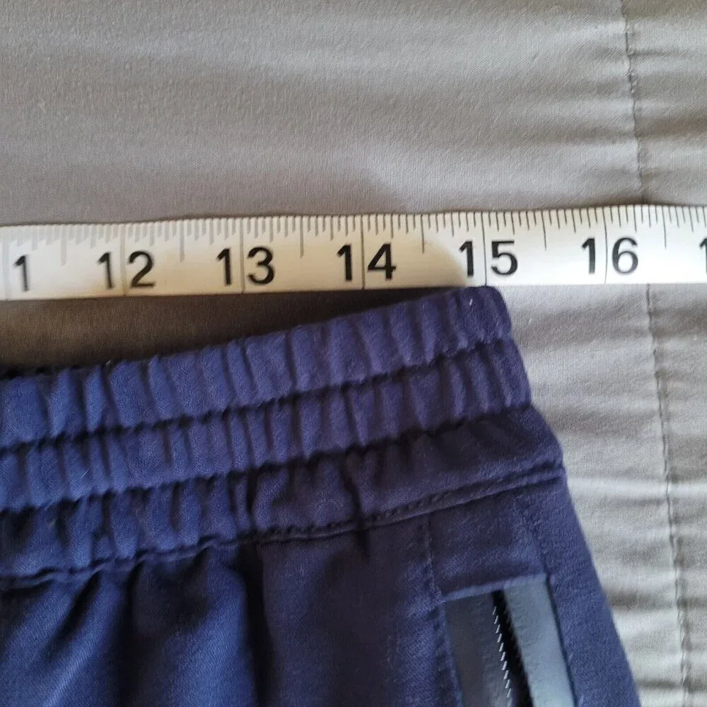 Figs Men Elastic Waist Natib Classic Pants Scrubs Size Medium Medical Nurse Blue